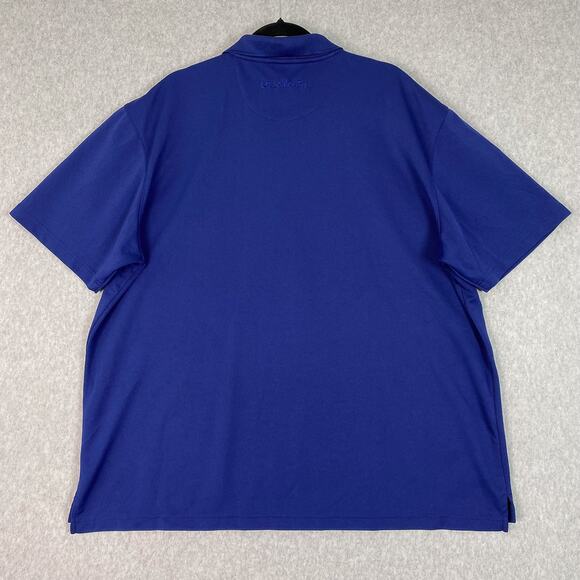 Loudmouth Golf Shirt Mens XXL Blue Polo 2XL Embroidered Spell Out - Picture 4 of 7